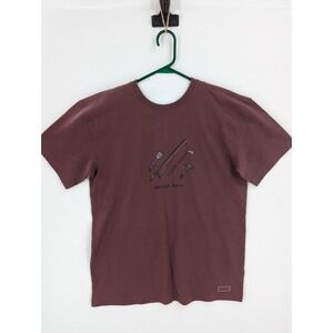 Life is Good Men's Action Hero Tee Shirt, Grill, Golf, Hammer, Fish, Small, NWT